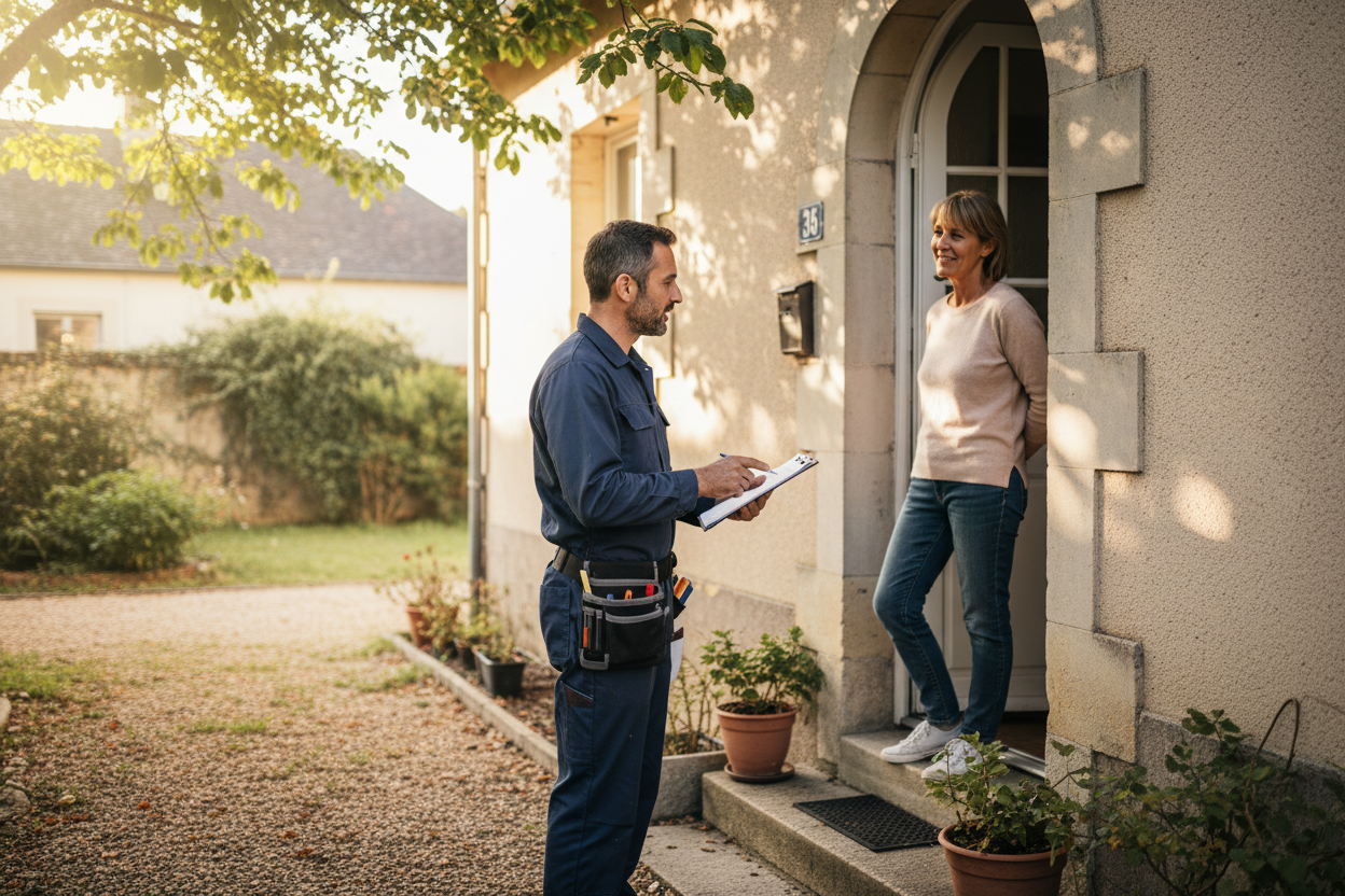 Plombier à Cahors en intervention